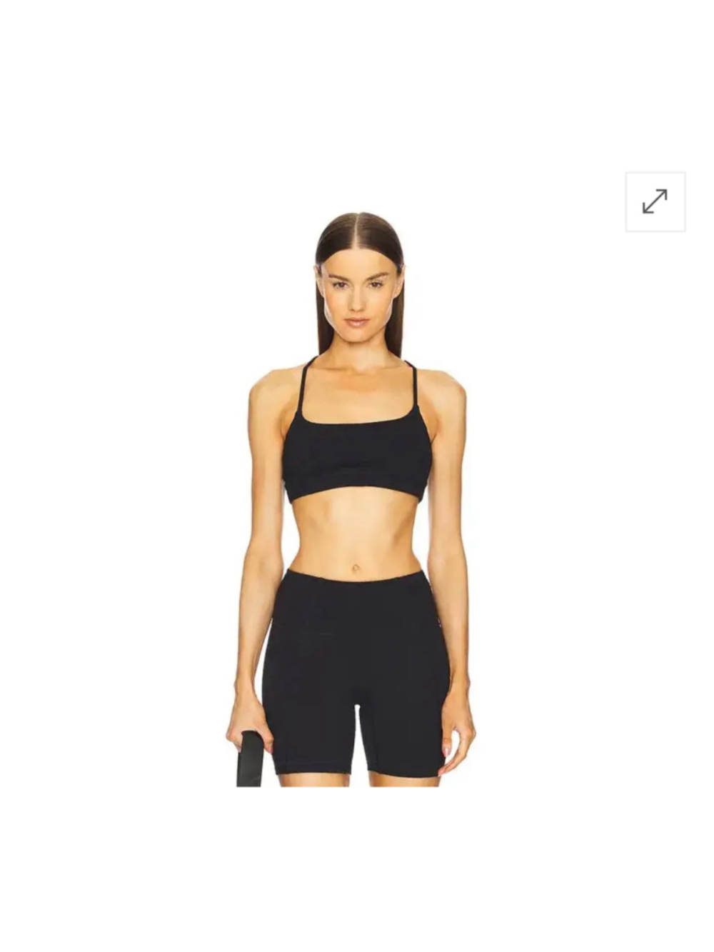 GiGi C Emery Sports Bra|Black|Large|NWT|
